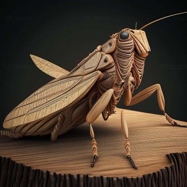 3D model Dima hirtipennis (STL)